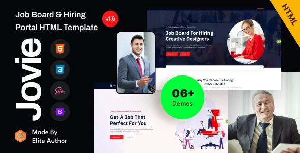 Jovie v1.5 - Job Board & Portal HTML Template