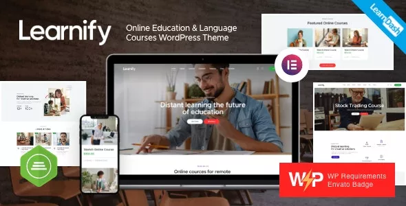 Learnify v1.12 - Online Education Courses WordPress Theme