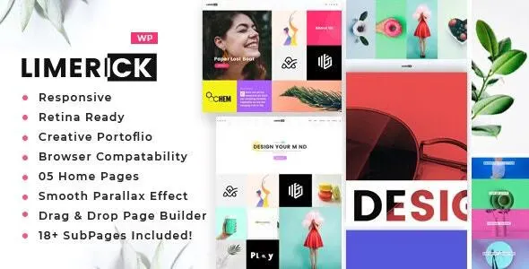 Limerick v2.7 - A Colorful and Modern Multipurpose Portfolio Theme