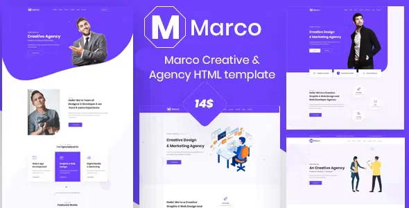 Marco - Creative & Digital Agency HTML Template