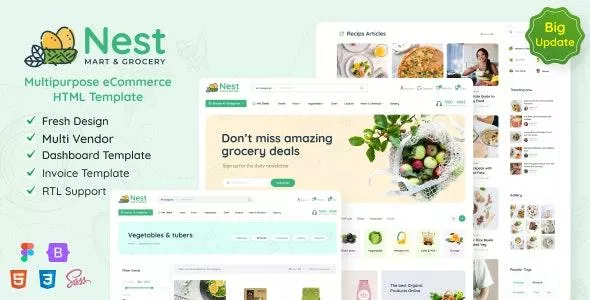 Nest v6.0 - Multipurpose eCommerce HTML Template