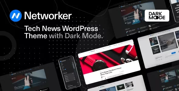 Networker v1.1.10 - Tech News WordPress Theme with Dark Mode