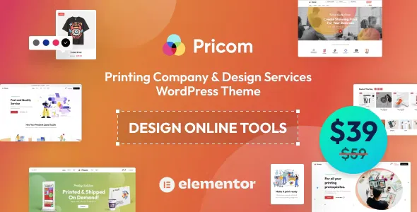 Pricom v1.6.2 - Printing Company & Design Services WordPress Theme