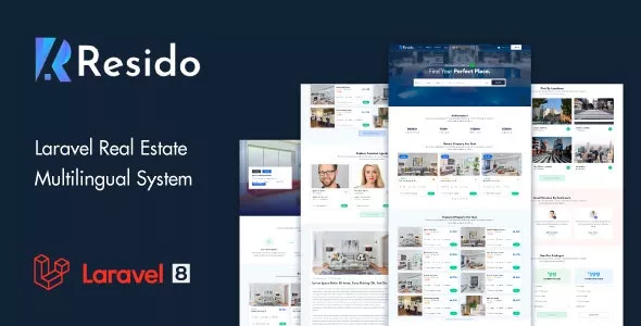 Resido v3.3.1 - Laravel Real Estate Multilingual System