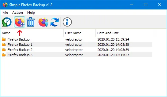 Simple Firefox Backup 1.2