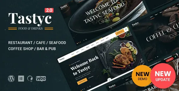 Tastyc v2.3.0 - Cafe Restaurant Theme