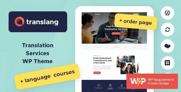 Translang v1.1.13 - Translation Services & Language Courses WordPress Theme