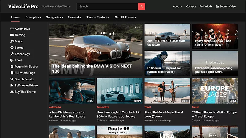 VideoLife Pro WordPress Theme v1.0.5