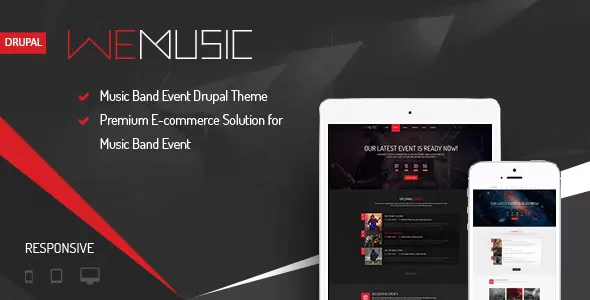 WeMusic v1.9.1 - Music Band Event WordPress Theme