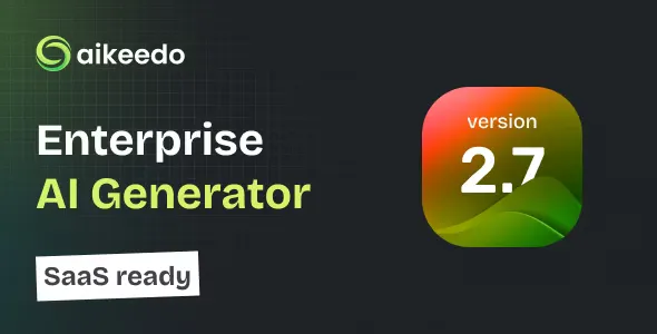 Aikeedo AI - SAAS / OpenAI - AI Chat, Content, Image, Voice, Code