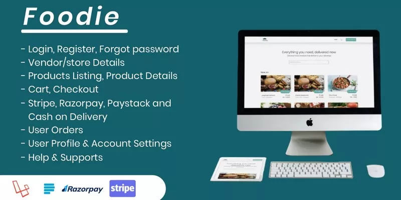 Foodie - A Laravel Food Delivery Web App