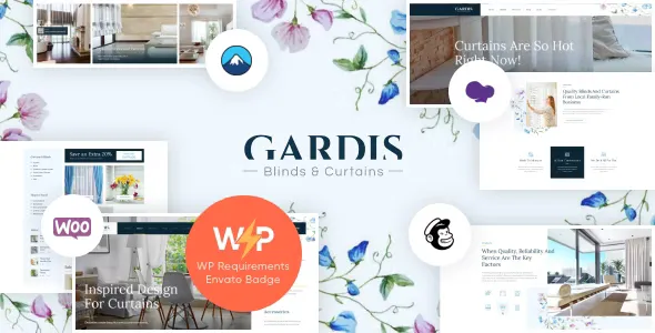 Gardis - Blinds and Curtains WordPress Theme