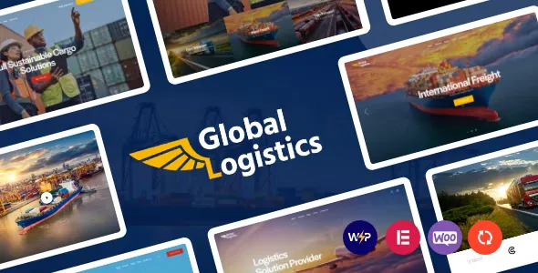 Global Logistics - Transportation & Warehousing WordPress Theme