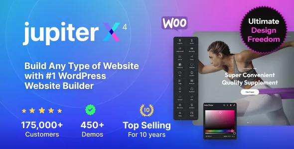 JupiterX - Website Builder for WordPress & WooCommerce