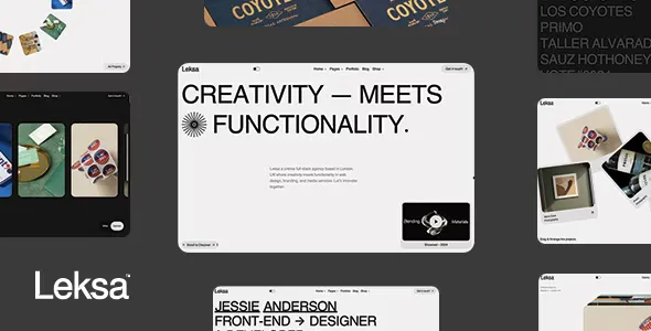 Leksa - Creative Portfolio Showcase Theme