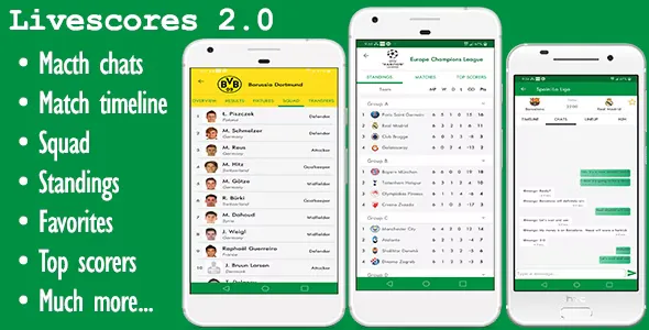 LiveScore - Football Android Full App (Admob)