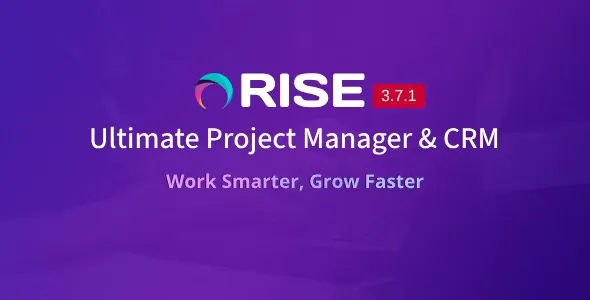 RISE - Ultimate Project Manager & CRM