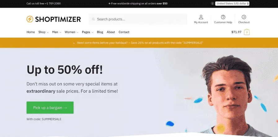 Shoptimizer - The Fastest WooCommerce Theme