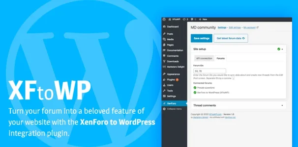 XFtoWP - XenForo to WordPress Integration