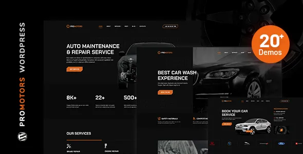 ProMotors - Car Service and Detailing WordPress Theme