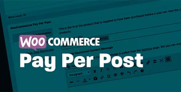 Pay for Post with WooCommerce Premium