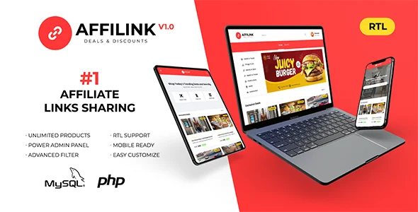 AffiLink Mobile - Affiliate Link Sharing Platform