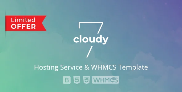 Cloudy 7 - Hosting Service & WHMCS Template