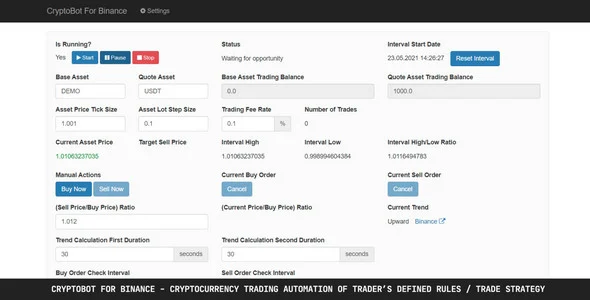 CryptoBot for Binance