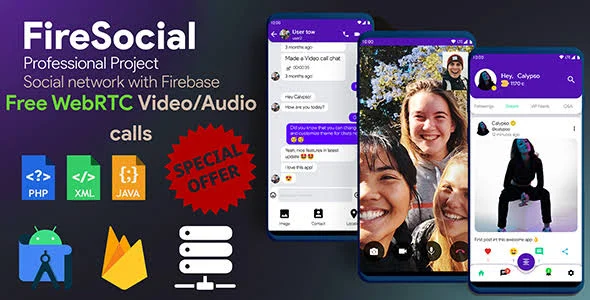 FireSocial -  Firebase Social Network