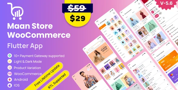 MaanStore - Flutter eCommerce Full App (Android & iOS)