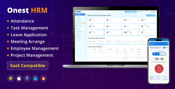 Onest HRM Human Resource Management System App and Website
