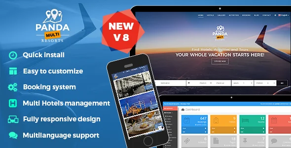 Panda Multi Resorts - Booking CMS for Multi Hotels