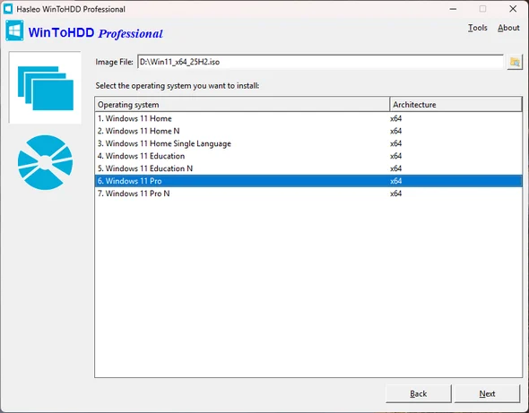 WinToHDD Enterprise Portable