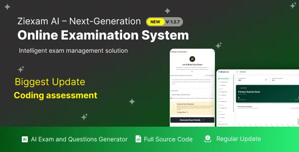 Ziexam AI - Next-Generation Online Examination System SaaS Platform