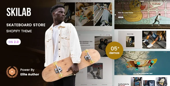 Skilab - Skateboard Store Shopify 2.0 Theme