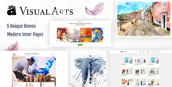 Visual Art - Gallery WordPress Theme