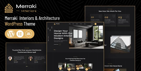 Merraki - Interiors & Architecture WordPress Theme