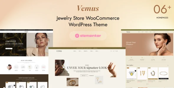 Vemus - Jewelry Store WooCommerce WordPress Theme