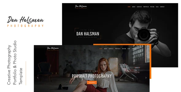 DAN - Creative Photography Portfolio and Photo Studio Template