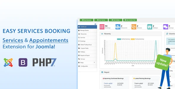 Easy Services Booking - Book Appointements for Joomla