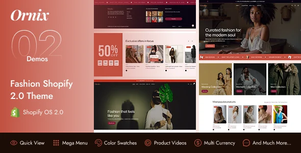 Ornix - Fashion Shopify 2.0 Theme